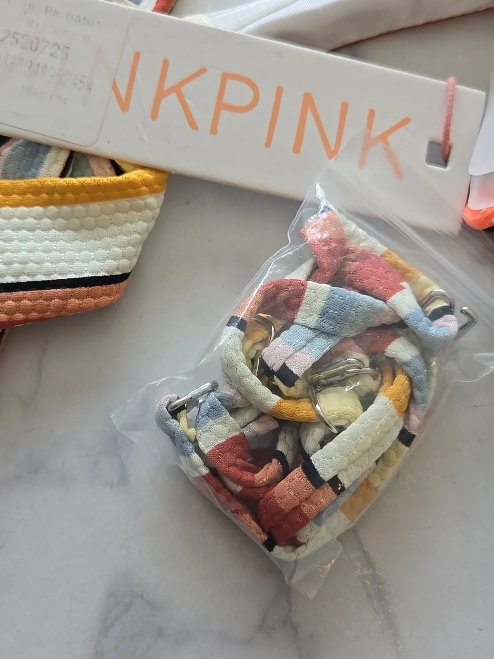 Minkpink Womens Paradise Bandeau Beachwear Bikini Swim Top Strapless Size M NWT